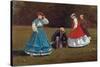 Croquet Scene-Winslow Homer-Stretched Canvas