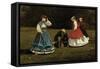 Croquet Scene-Winslow Homer-Framed Stretched Canvas