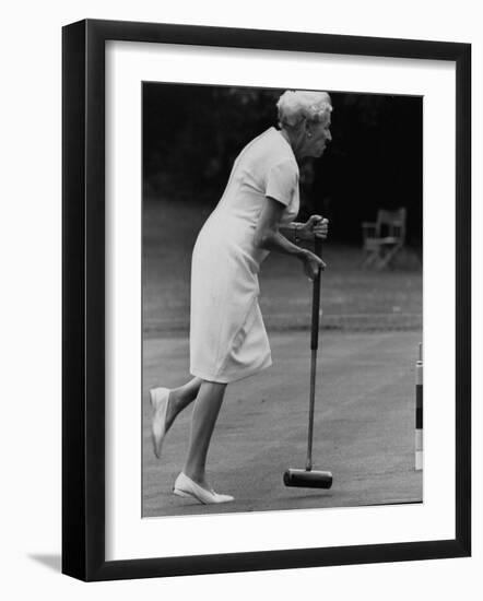 Croquet Tournament, England-Terence Spencer-Framed Photographic Print