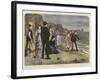 Croquet under Difficulties-null-Framed Giclee Print