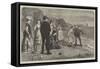 Croquet under Difficulties-null-Framed Stretched Canvas