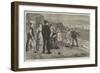 Croquet under Difficulties-null-Framed Giclee Print