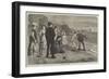 Croquet under Difficulties-null-Framed Giclee Print