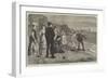 Croquet under Difficulties-null-Framed Giclee Print