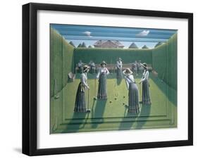 Croquet-PJ Crook-Framed Giclee Print