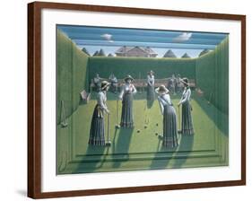 Croquet-PJ Crook-Framed Giclee Print