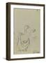 Croquis d'oie et trois études de la tête d'oie-Paul Gauguin-Framed Giclee Print