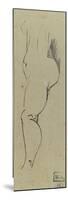 Croquis de femme nue, de profil à gauche-Paul Gauguin-Mounted Giclee Print