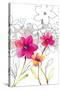 Croquis Floral III-Sandra Jacobs-Stretched Canvas