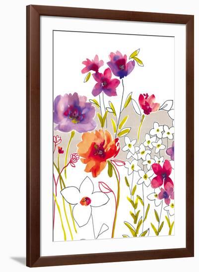 Croquis Floral IV-Sandra Jacobs-Framed Giclee Print