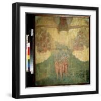 Croquis Pour Une Fresque. La Triomphe Des Cieux. (Sketch for a Fresco Painting. the Triumph of the-Kazimir Severinovich Malevich-Framed Giclee Print