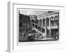 Crosby Hall, Bishopsgate Street, City of London, 1830-J Tingle-Framed Giclee Print