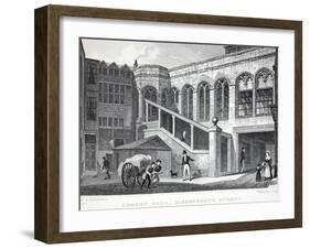 Crosby Hall, from 'London and it's Environs in the Nineteenth Century'-Thomas Hosmer Shepherd-Framed Giclee Print