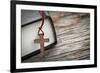 Cross and Bible-elenathewise-Framed Photographic Print