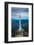 Cross at a castle, Castle Of Santa Catalina, Jaen, Jaen Province, Andalusia, Spain-null-Framed Photographic Print