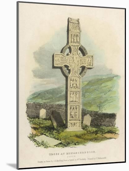 Cross at Monasterboice-null-Mounted Art Print