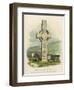 Cross at Monasterboice-null-Framed Art Print