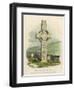 Cross at Monasterboice-null-Framed Art Print