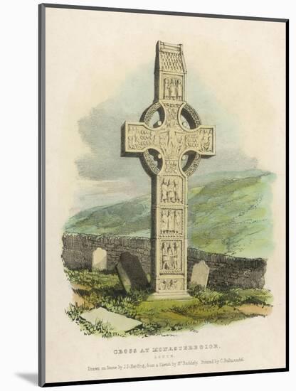 Cross at Monasterboice-null-Mounted Art Print