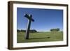 Cross at Skogskyrkogarden, UNESCO World Heritage Site, Stockholm, Sweden, Scandinavia, Europe-Jon Reaves-Framed Photographic Print