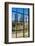 Cross at World Trade Towers Memorial Site for September 11, 2001, New York City, NY-null-Framed Photographic Print