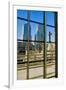 Cross at World Trade Towers Memorial Site for September 11, 2001, New York City, NY-null-Framed Photographic Print