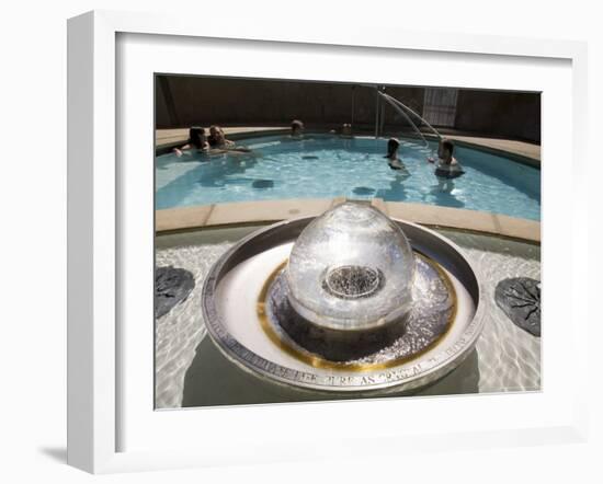 Cross Bath, Thermae Bath Spa, Bath, Avon, England, United Kingdom-Matthew Davison-Framed Photographic Print