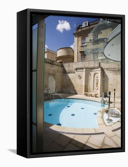 Cross Bath, Thermae Bath Spa, Bath, Avon, England, United Kingdom-Matthew Davison-Framed Stretched Canvas