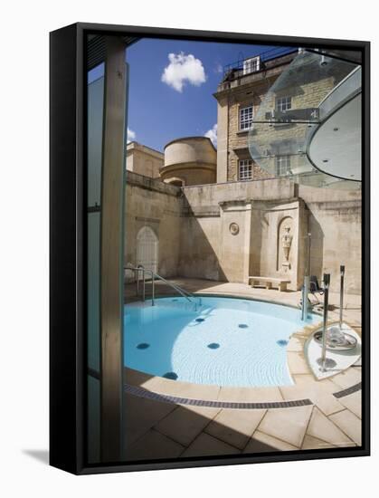 Cross Bath, Thermae Bath Spa, Bath, Avon, England, United Kingdom-Matthew Davison-Framed Stretched Canvas