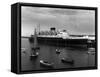 Cross Channel Steamer-null-Framed Stretched Canvas