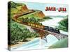 Cross-Country Rail - Jack and Jill, April 1951-Wilmer Wickham-Stretched Canvas