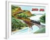 Cross-Country Rail - Jack and Jill, April 1951-Wilmer Wickham-Framed Giclee Print