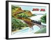 Cross-Country Rail - Jack and Jill, April 1951-Wilmer Wickham-Framed Giclee Print