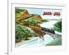 Cross-Country Rail - Jack and Jill, April 1951-Wilmer Wickham-Framed Giclee Print