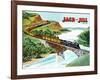 Cross-Country Rail - Jack and Jill, April 1951-Wilmer Wickham-Framed Giclee Print