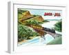 Cross-Country Rail - Jack and Jill, April 1951-Wilmer Wickham-Framed Giclee Print