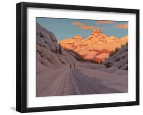 Cross-Country Ski-Ing, Haute Savoie-Ivan Fedorovich Choultse-Framed Premium Giclee Print