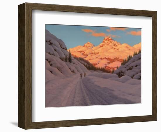 Cross-Country Ski-Ing, Haute Savoie-Ivan Fedorovich Choultse-Framed Giclee Print