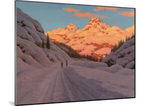 Cross-Country Ski-Ing, Haute Savoie-Ivan Fedorovich Choultse-Mounted Giclee Print