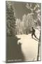 Cross Country Skier, Bear Valley-null-Mounted Art Print