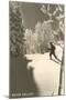 Cross Country Skier, Bear Valley-null-Mounted Art Print