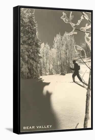 Cross Country Skier, Bear Valley-null-Framed Stretched Canvas
