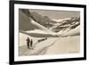 Cross Country Skiers in Bear Valley-null-Framed Premium Giclee Print