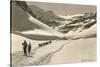 Cross Country Skiers in Bear Valley-null-Stretched Canvas