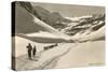 Cross Country Skiers in Bear Valley-null-Stretched Canvas