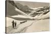 Cross Country Skiers in Bear Valley-null-Stretched Canvas