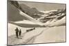 Cross Country Skiers in Bear Valley-null-Mounted Premium Giclee Print