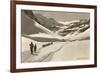 Cross Country Skiers in Bear Valley-null-Framed Art Print