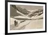 Cross Country Skiers in Bear Valley-null-Framed Art Print