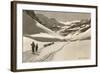 Cross Country Skiers in Bear Valley-null-Framed Art Print